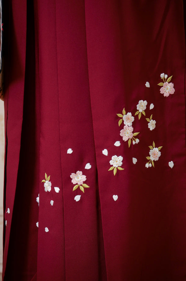 KR-122/紺エンジ　卒業袴