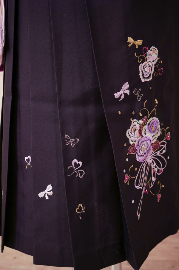 KR-123/薄紫菊　卒業袴