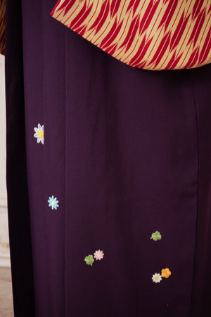 KR-041/矢絣赤　卒業袴