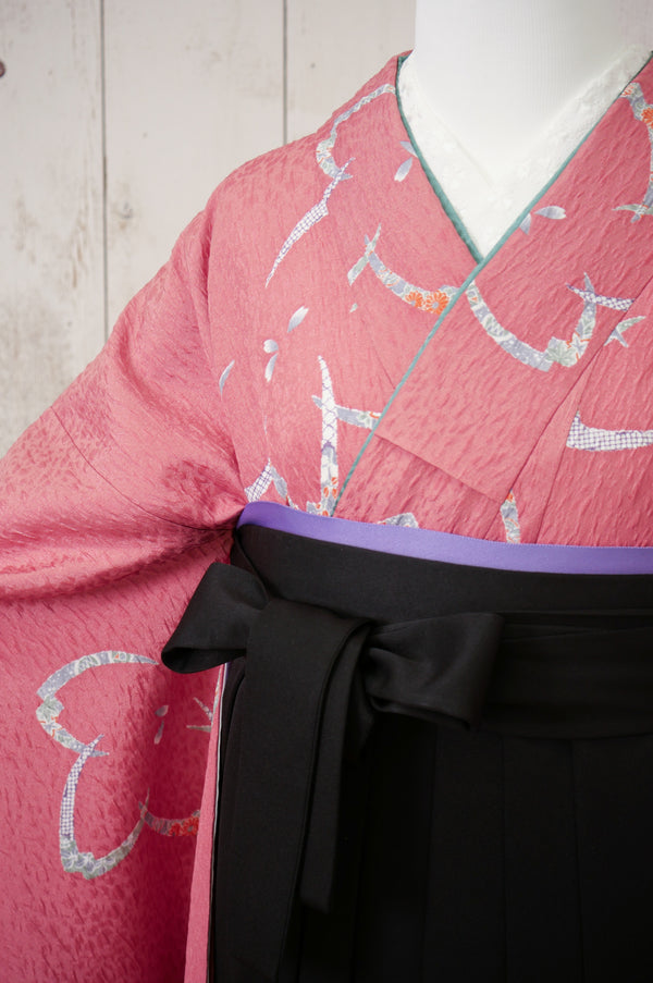 KR-042/ピンク大桜　卒業袴