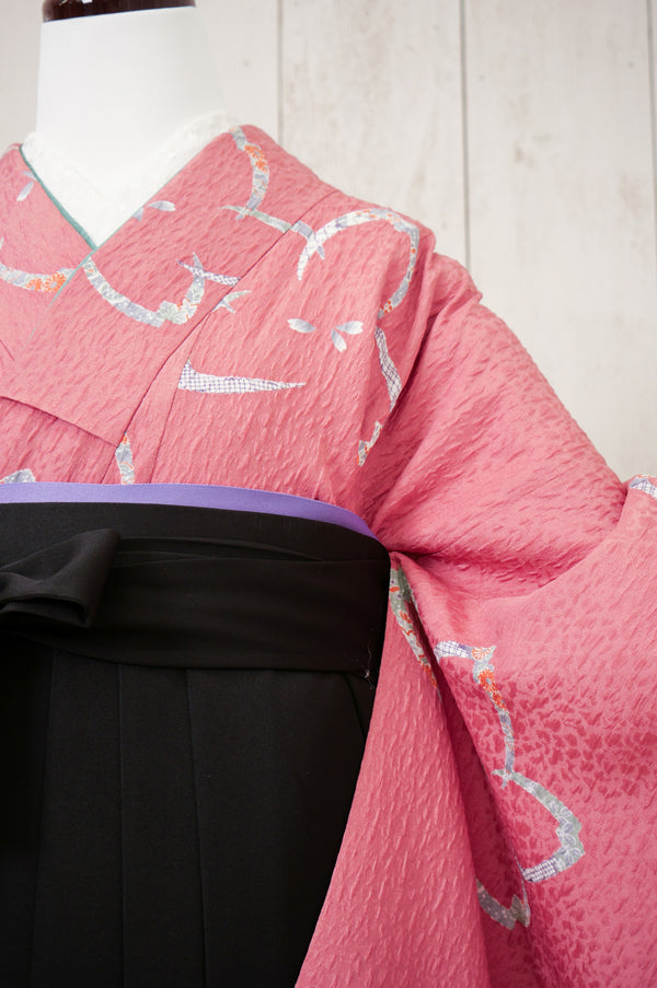 KR-042/ピンク大桜　卒業袴