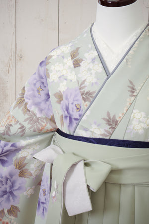 KR-021/ミントグリーン　卒業袴