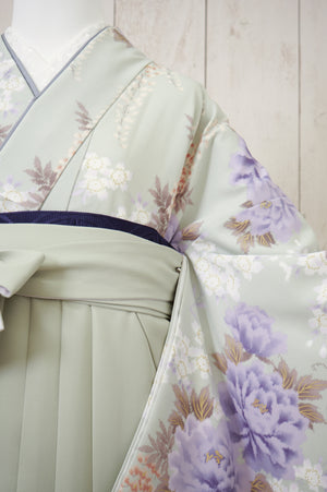 KR-021/ミントグリーン　卒業袴