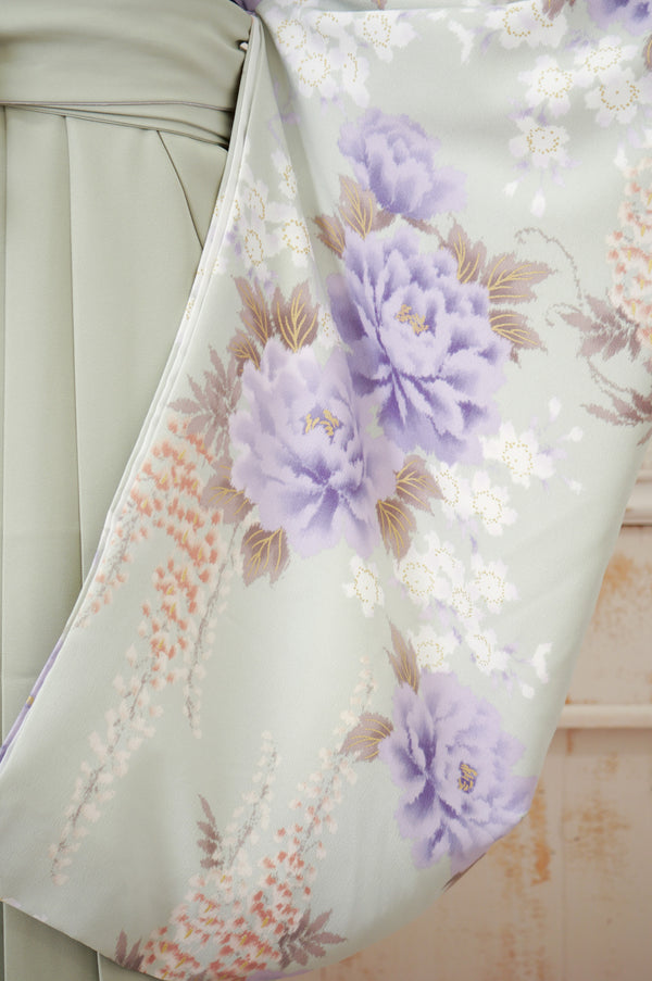 KR-021/ミントグリーン　卒業袴