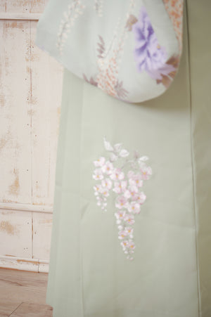 KR-021/ミントグリーン　卒業袴